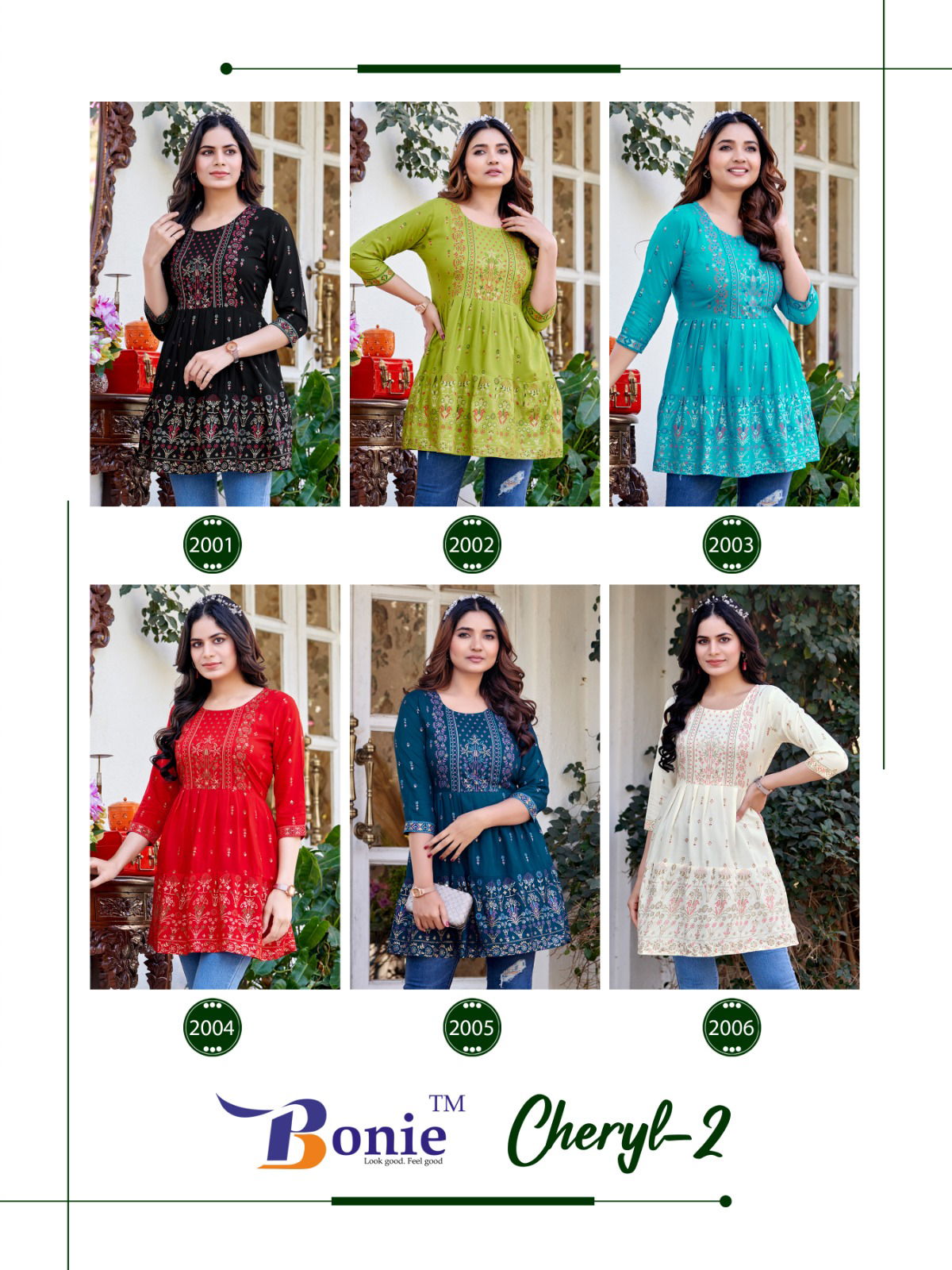 Cheryl Vol 2 By Bonie Rayon Printed Western Ladies Top Wholesale Online
